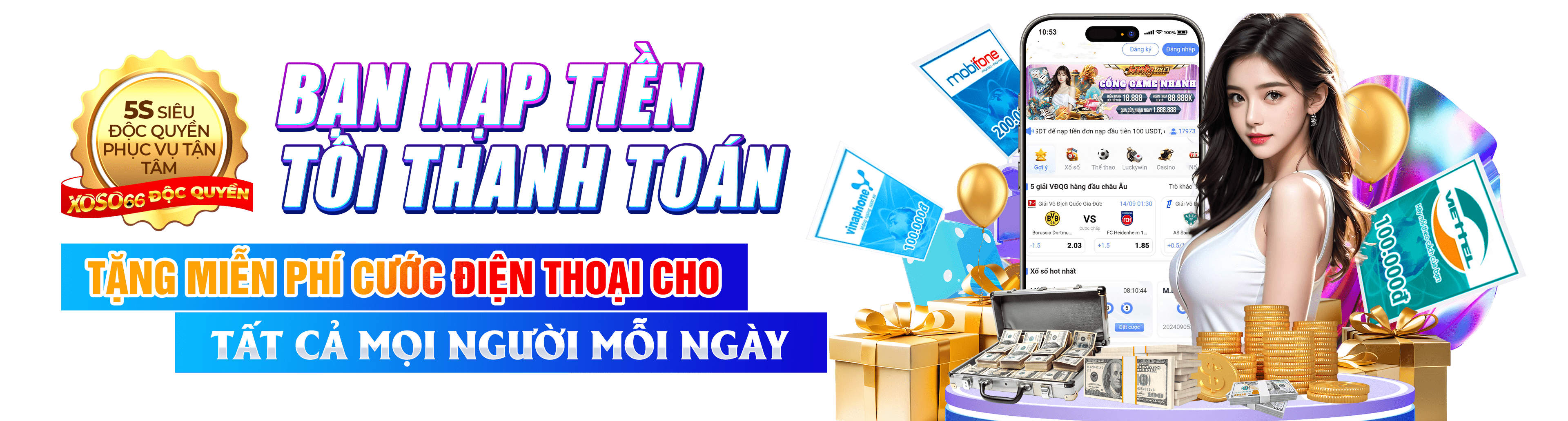 Hình ảnh quảng cáo của 68win hiển thị nền tảng và các lợi ích
