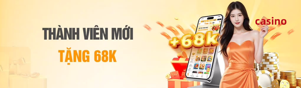 Hình ảnh quảng cáo của 68win hiển thị nền tảng và các lợi ích