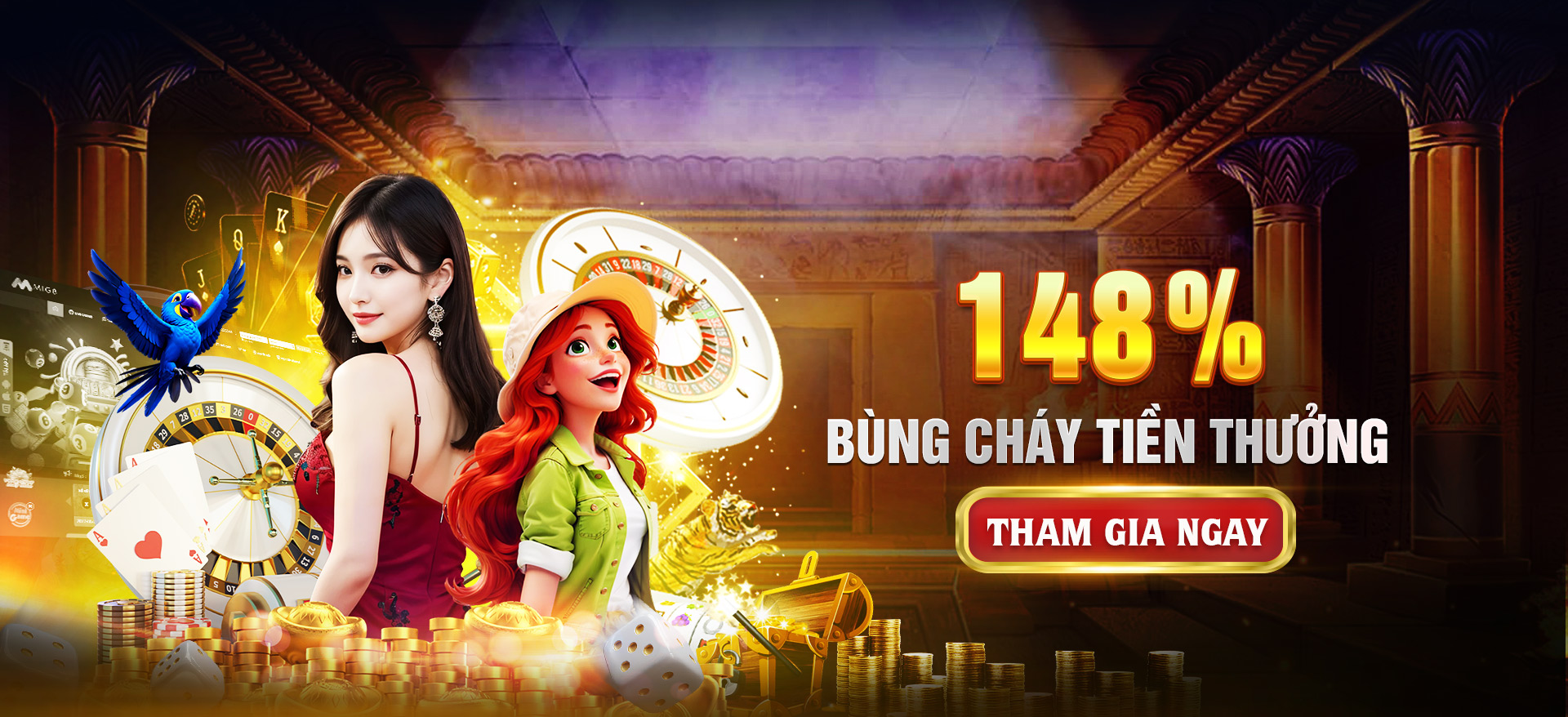 Hình ảnh quảng cáo của 68win hiển thị nền tảng và các lợi ích
