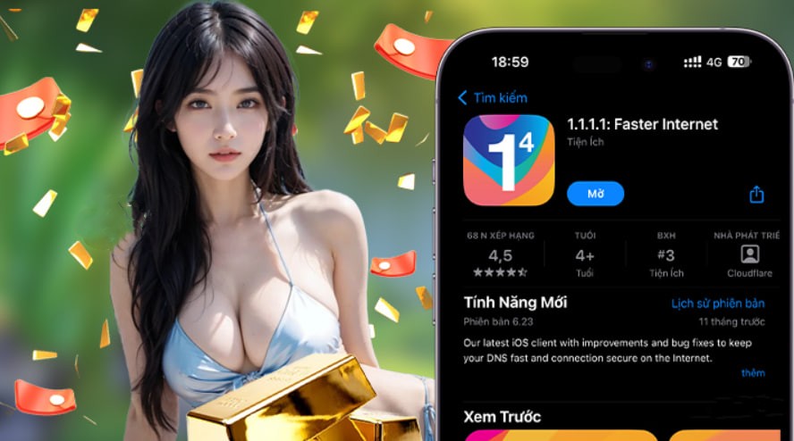 Hình ảnh quảng cáo của 68win hiển thị nền tảng và các lợi ích